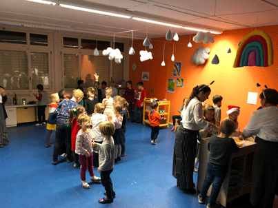 zu Beginn des Candlelight dinners im Gimenen