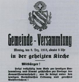 Gemeinde-Versammlung