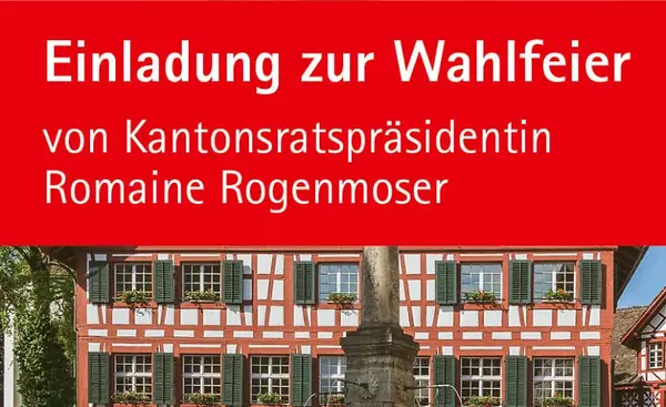 Wahlfeier für Kantonsratspräsidentin Romaine Rogenmoser