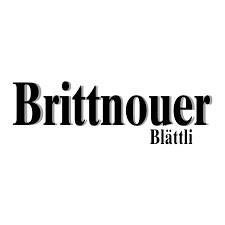 Schriftzug Brittnouer Blättli