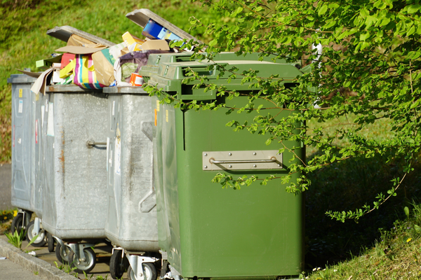 Abfallcontainer.