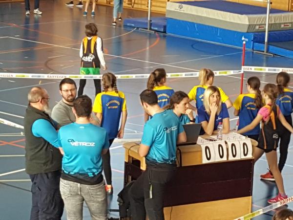STV Gampel in den Walliser Hallenmeisterschaften in Vétroz