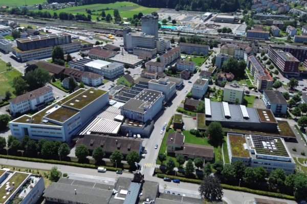 Flugaufnahme Areal Bahnhof Nord-Ost