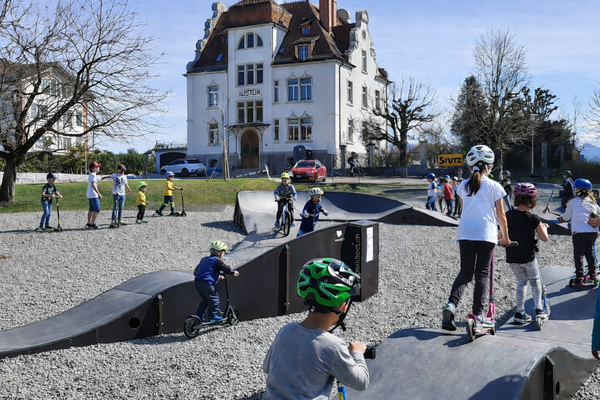 Mobiler Pumptrack