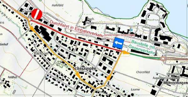 Situationsplan Seestrasse Scherzingen