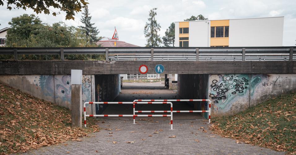 Umlaufschranken auf dem Areal Gersag.