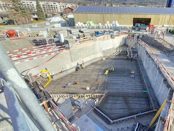 Baustelle Einlaufbauwerk ARA