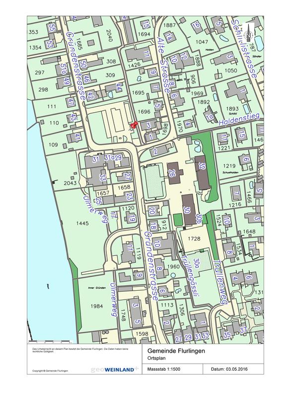 Lageplan Sammelstelle Rheintalparkplatz