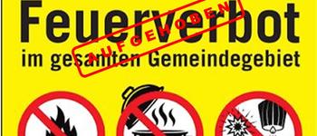 Aufhebung Feuerverbot