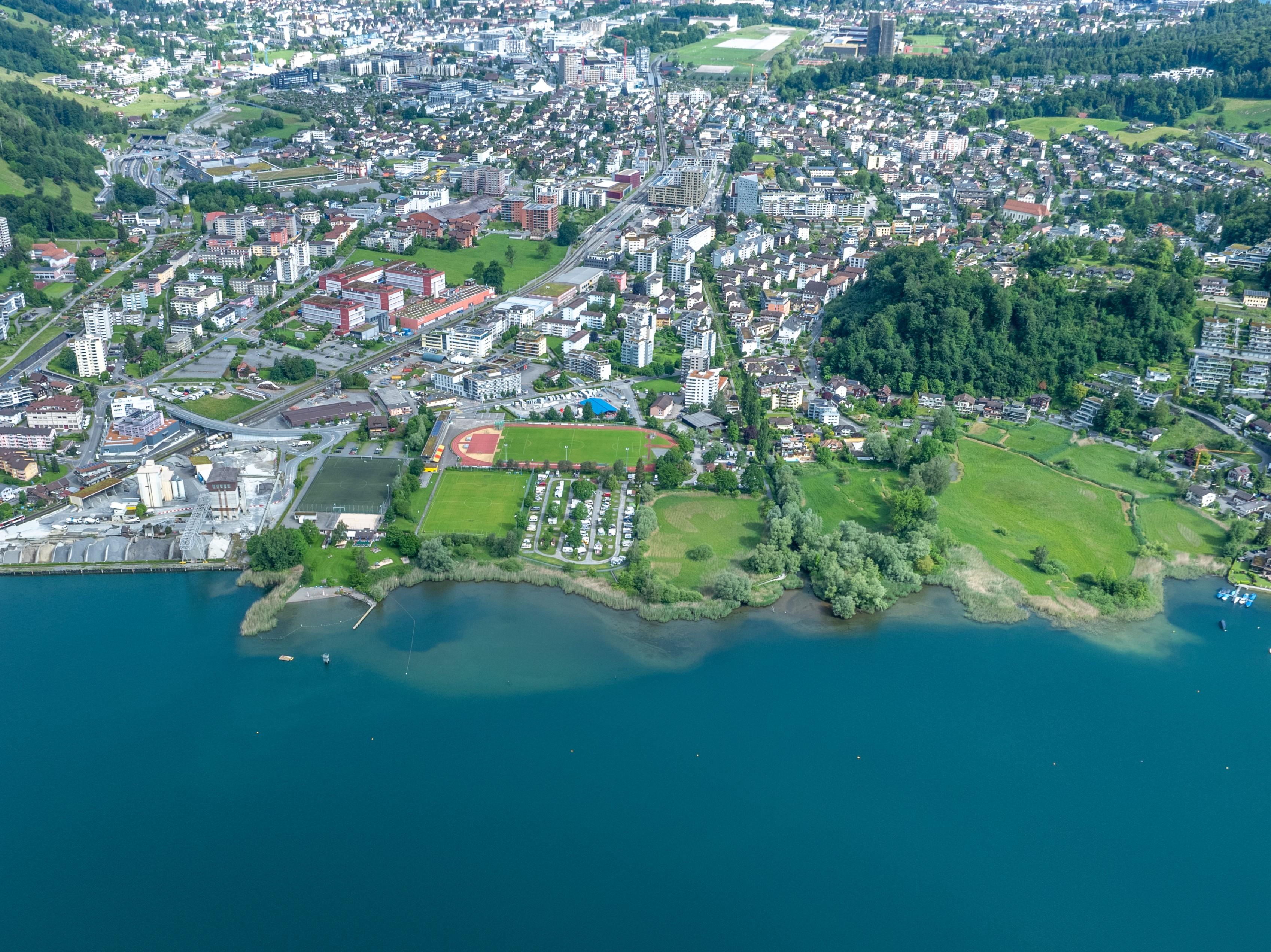 Horwer Seefeld aus der Luft