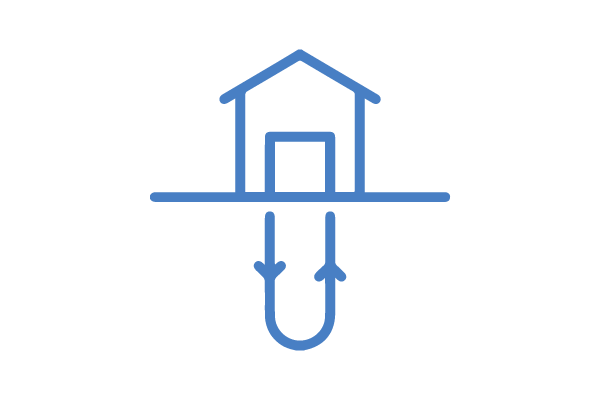 Icon Grundwassernutzung und Erdsonden