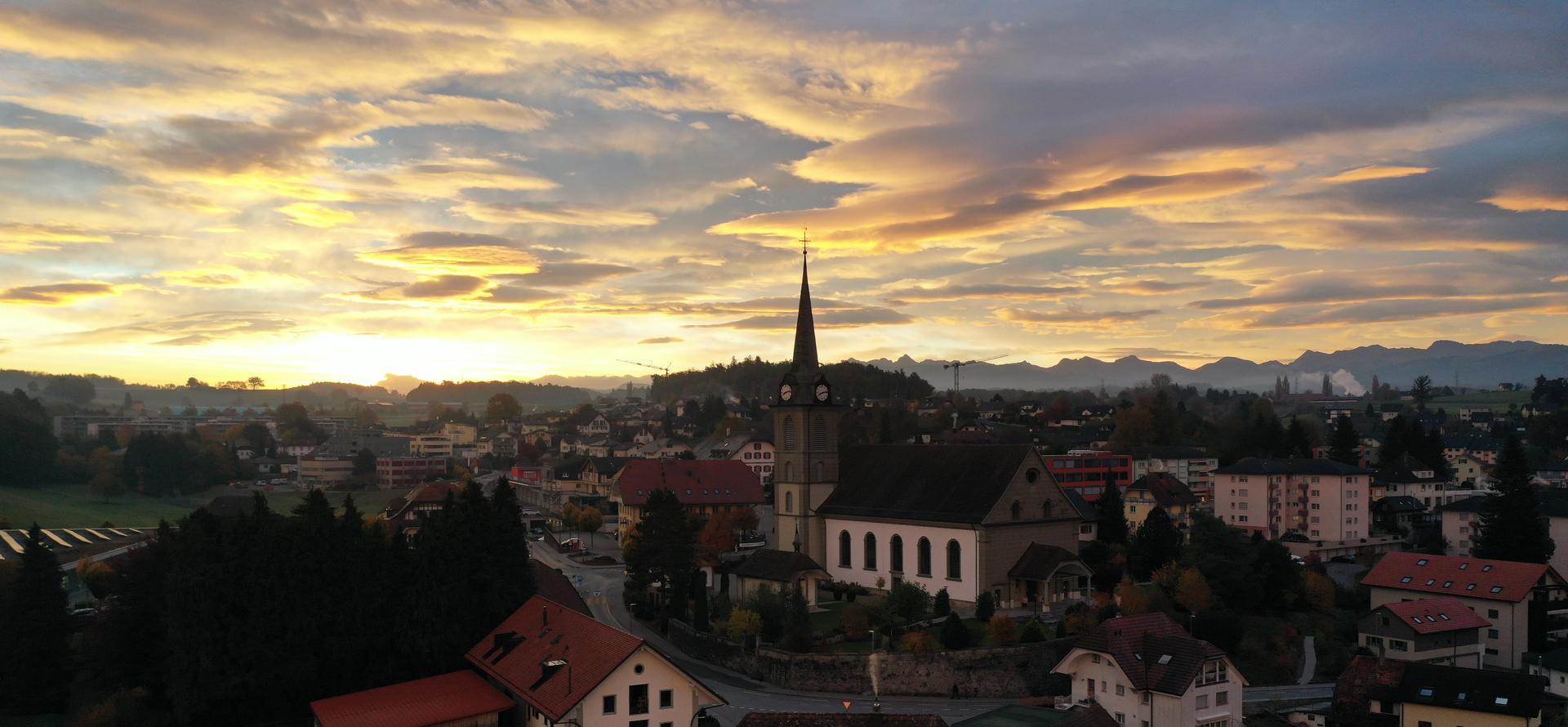 Düdingen Kirche