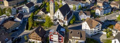 Luftaufnahme Dorf