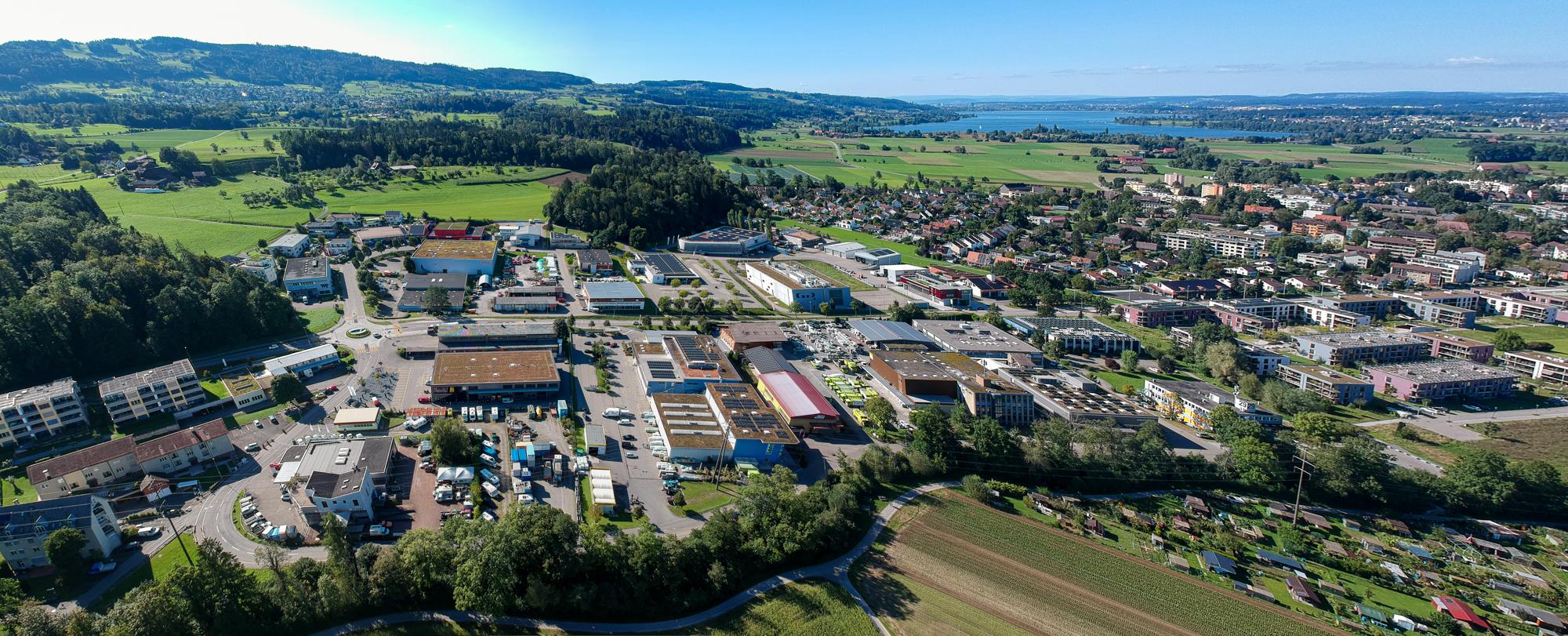 Drohnenbild Industriequartiere