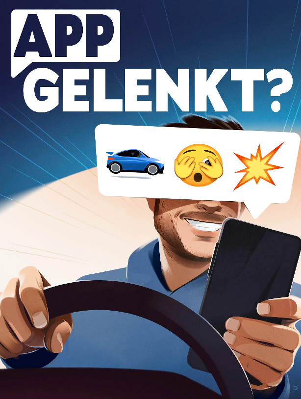 Ablenkung im Fahrzeug
