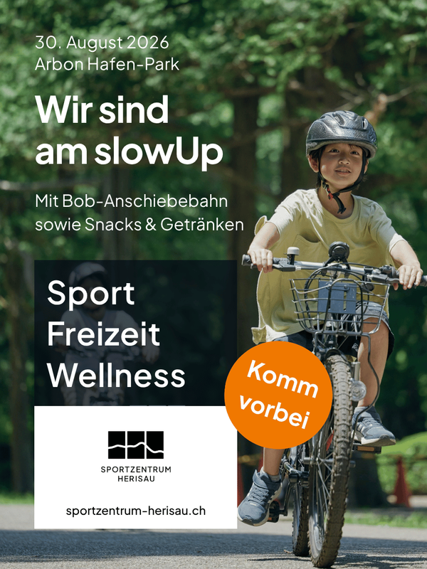 Wir sind am Slowup in Arbon