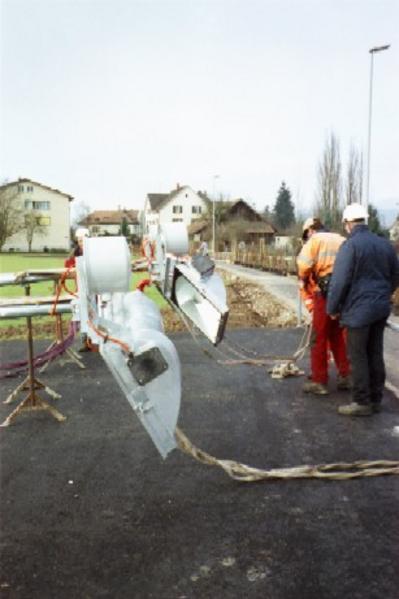 Die Vorbereitungsarbeiten sind im vollen Gange.
