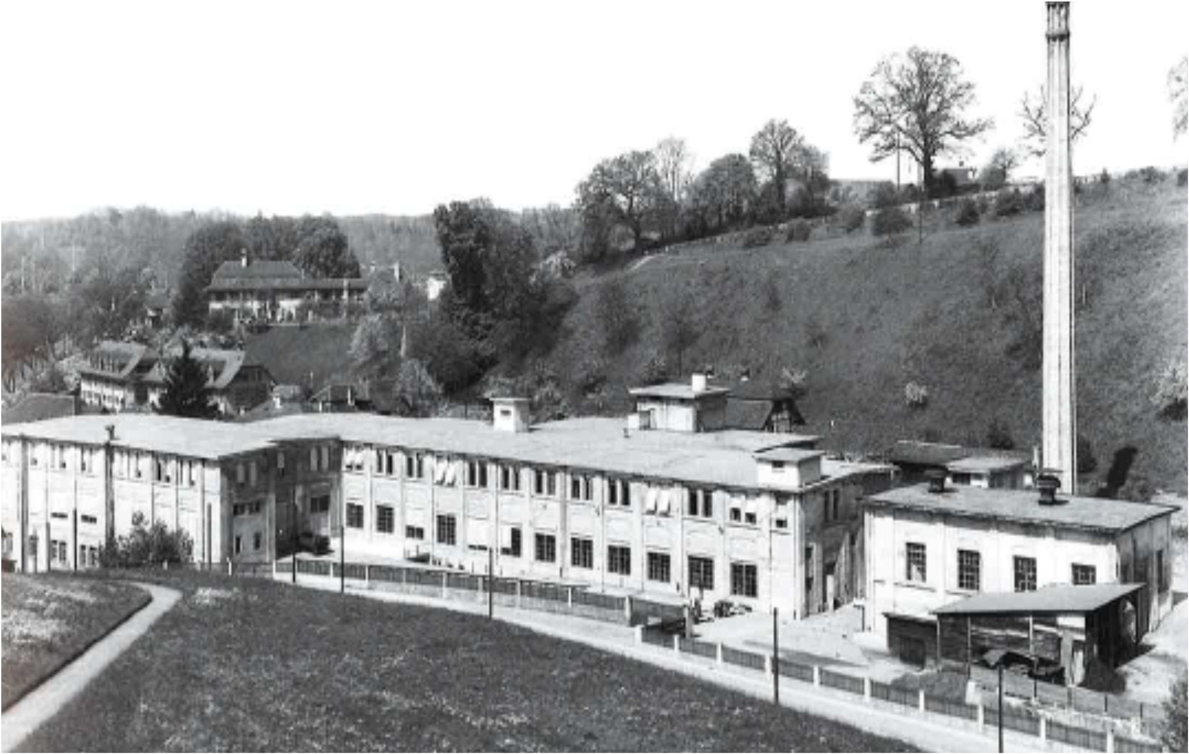 Papierfabrik um 1900.
