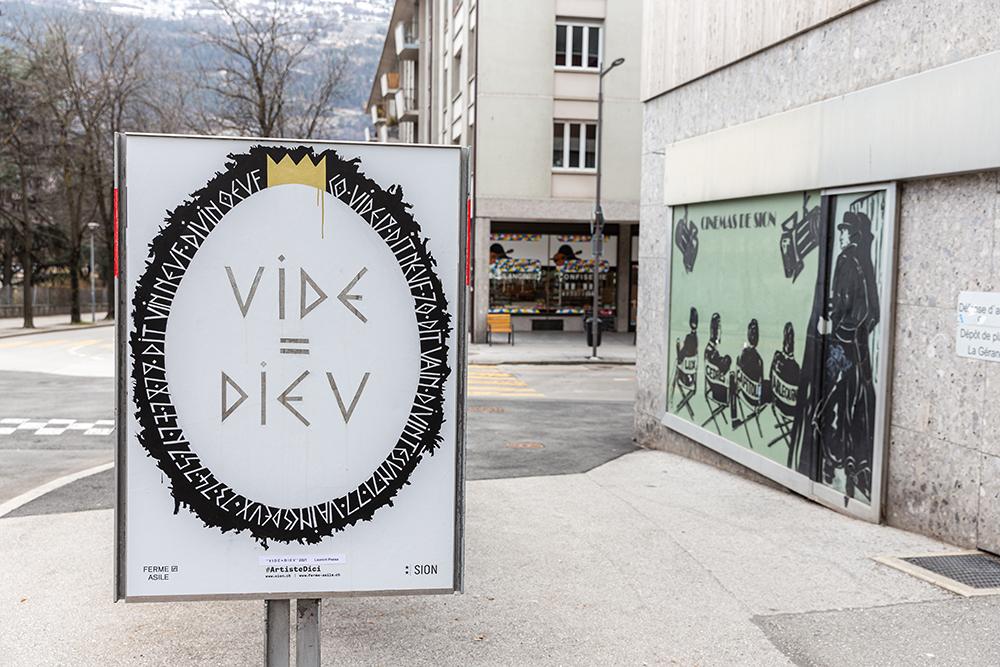 Laurent Possa
VIDE = DIEV, 2021, acrylique et découpe