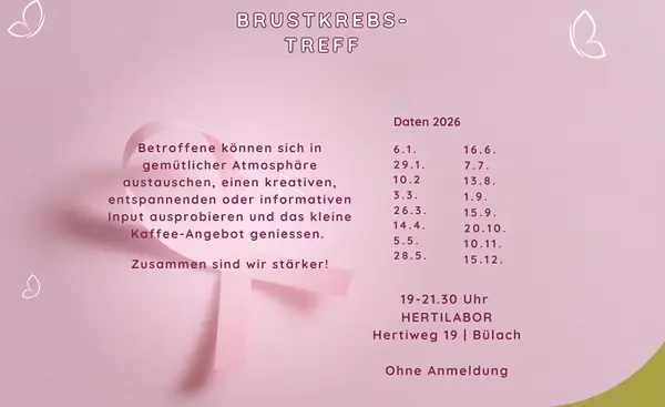 Treffen für Frauen mit Brustkrebs