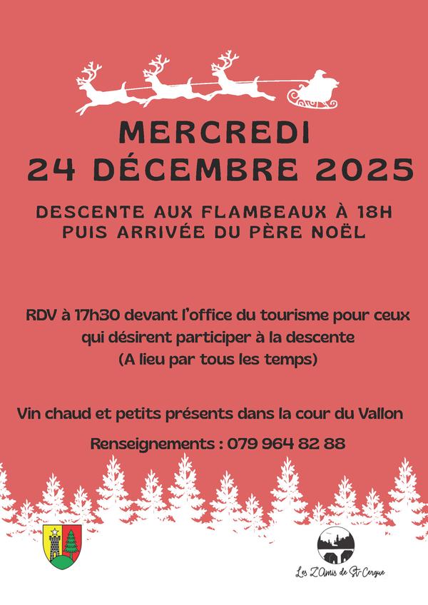 Arrivee du Père Noël - St-Cergue