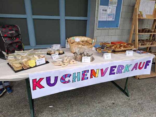 Verkaufsstand Thek Projekt 2. Klasse