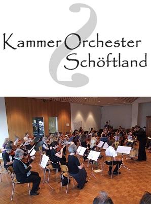 Kammerorchester Schöftland - Logo / Konzert in der Aula