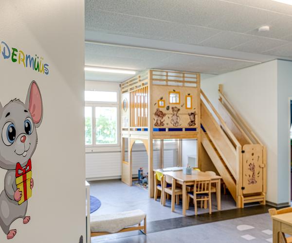 Bild der Innenräume der Kinderkrippe Müslihuus