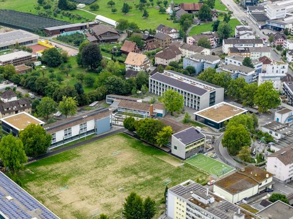 Luftaufnahme der Schule Sternmatt 1