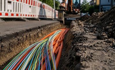 Baustelle - Glasfasererschliessung
