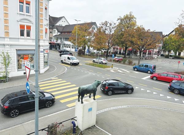Das Amriswiler Zentrum würde durch die Umfahrung Amriswil Nord verkehrstechnisch entlastet.