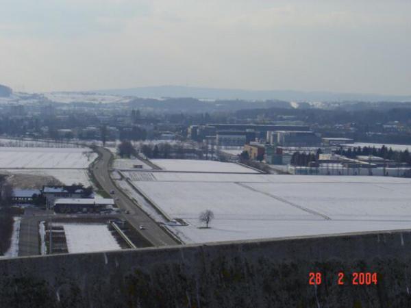Blick auf Stein und Bad Säckingen.
