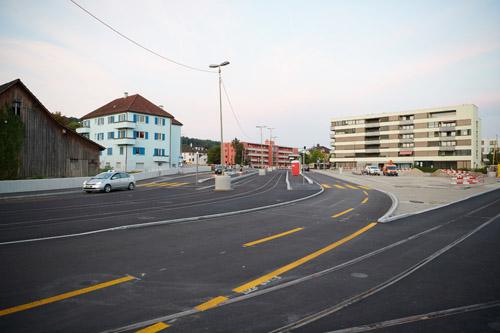 Der neue Geissweidplatz ist erkennbar.