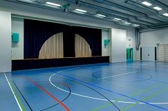 Bild Mehrweckhalle Rietwis mit Bühne und Küche