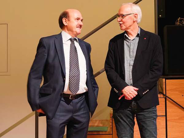Verabschiedung von Gemeinderäten Josef Iten-Nussbaumer und Beat Iten