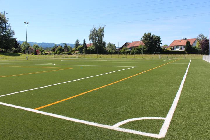 Bild eines Fussballfeldes der Sportanlage Schwerzi