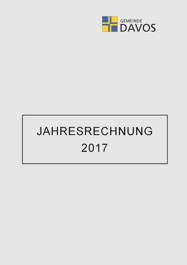Titelseite der Jahresrechnung