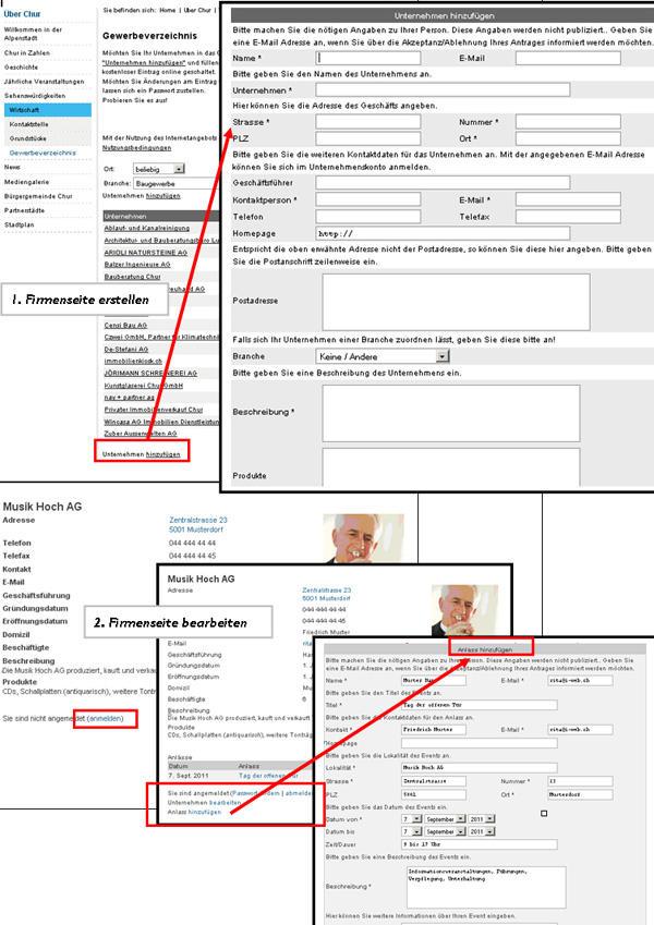 Firmeneintrag erfassen
