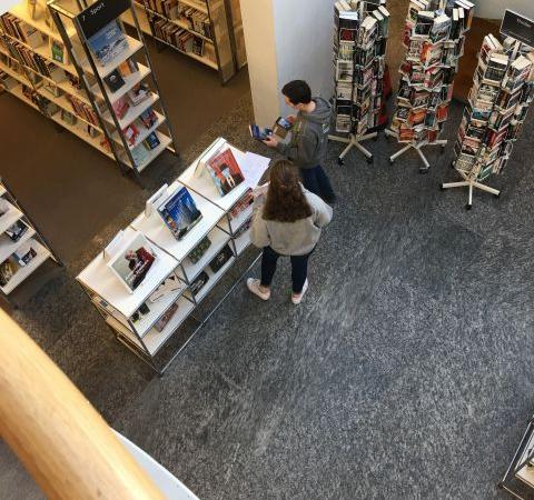 In der Bibliothek