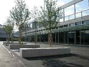 Eingang Dreifachhalle/Musikschule Hofmatt