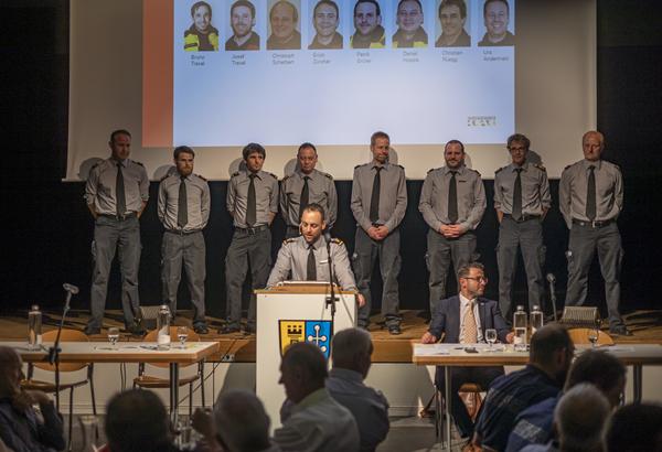 Jahresschlussrapport Ehrungen für 20 Dienstjahre