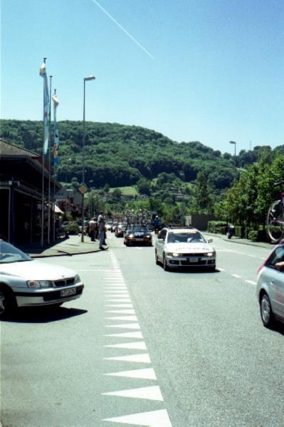 Weiter geht die Fahrt zum Etappenziel nach Baar. 
