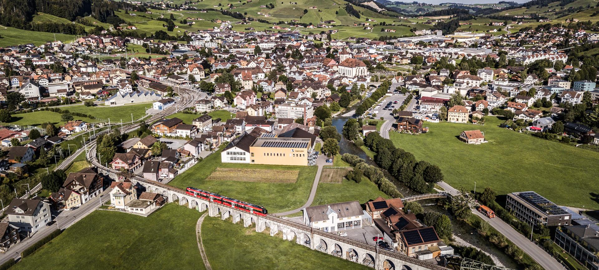 Flugansicht Appenzell