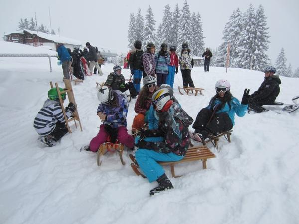 Schneetag 6.Klässler Zentralschulhaus