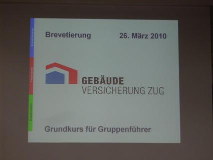 Brevetierung im Theoriesaal