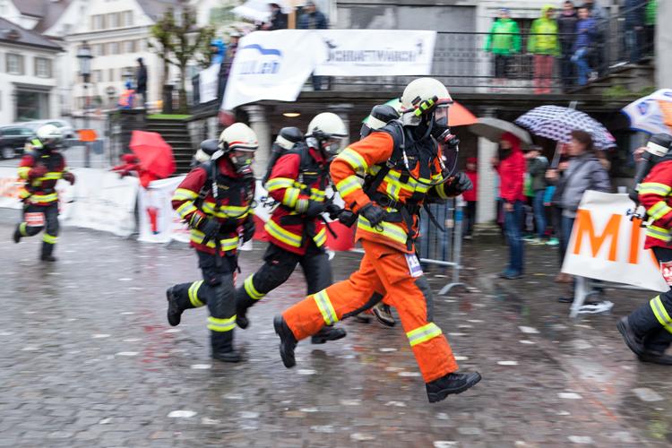 Drei Stanser Trupps treten am 20. Nidwaldnerlauf in der Kategorie Feuerwehr an.