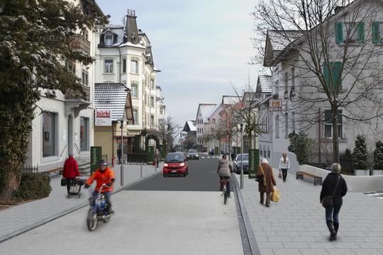 Visualisierung neue Blumenstrasse
