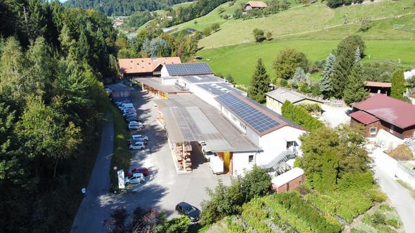 Luftaufnahme Herzog Bau und Holzbau AG