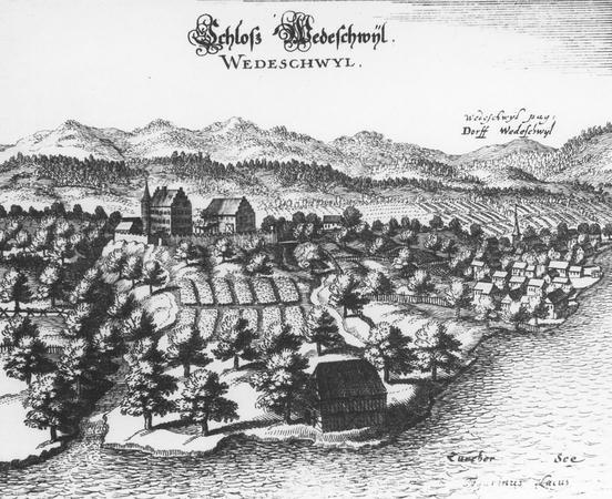 Schloss Wädenswil Ansicht vom See