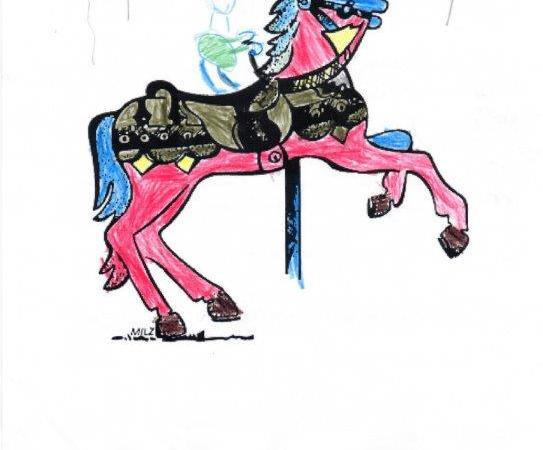 Karussellpferd